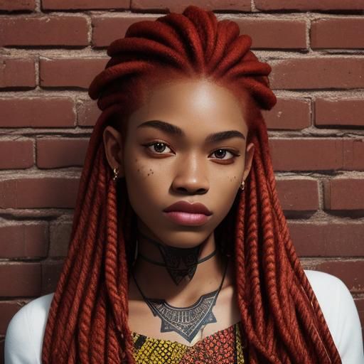 Rebel Portrait of a Young Man with Red Hair