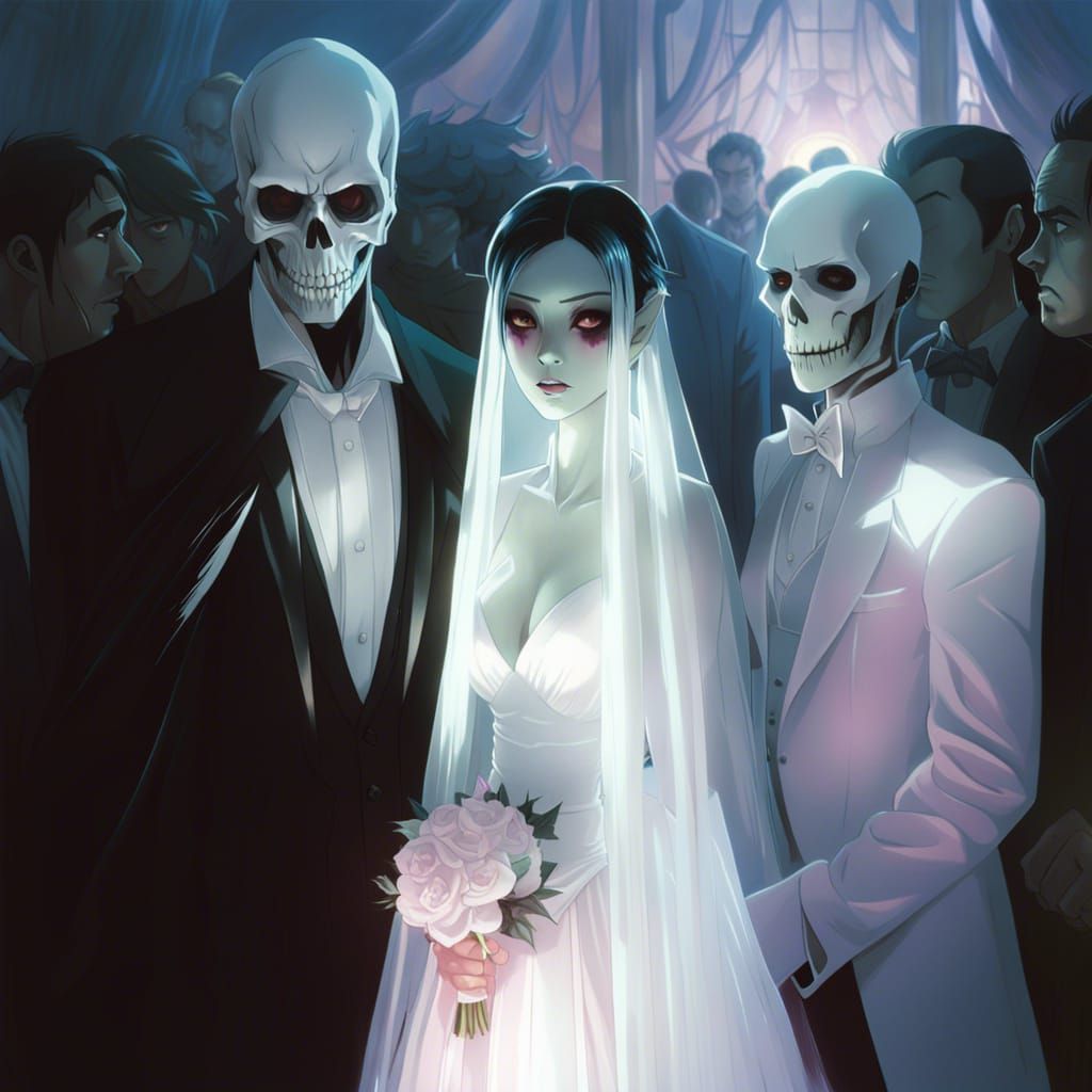 Undead Wedding: Horror in Digital Art