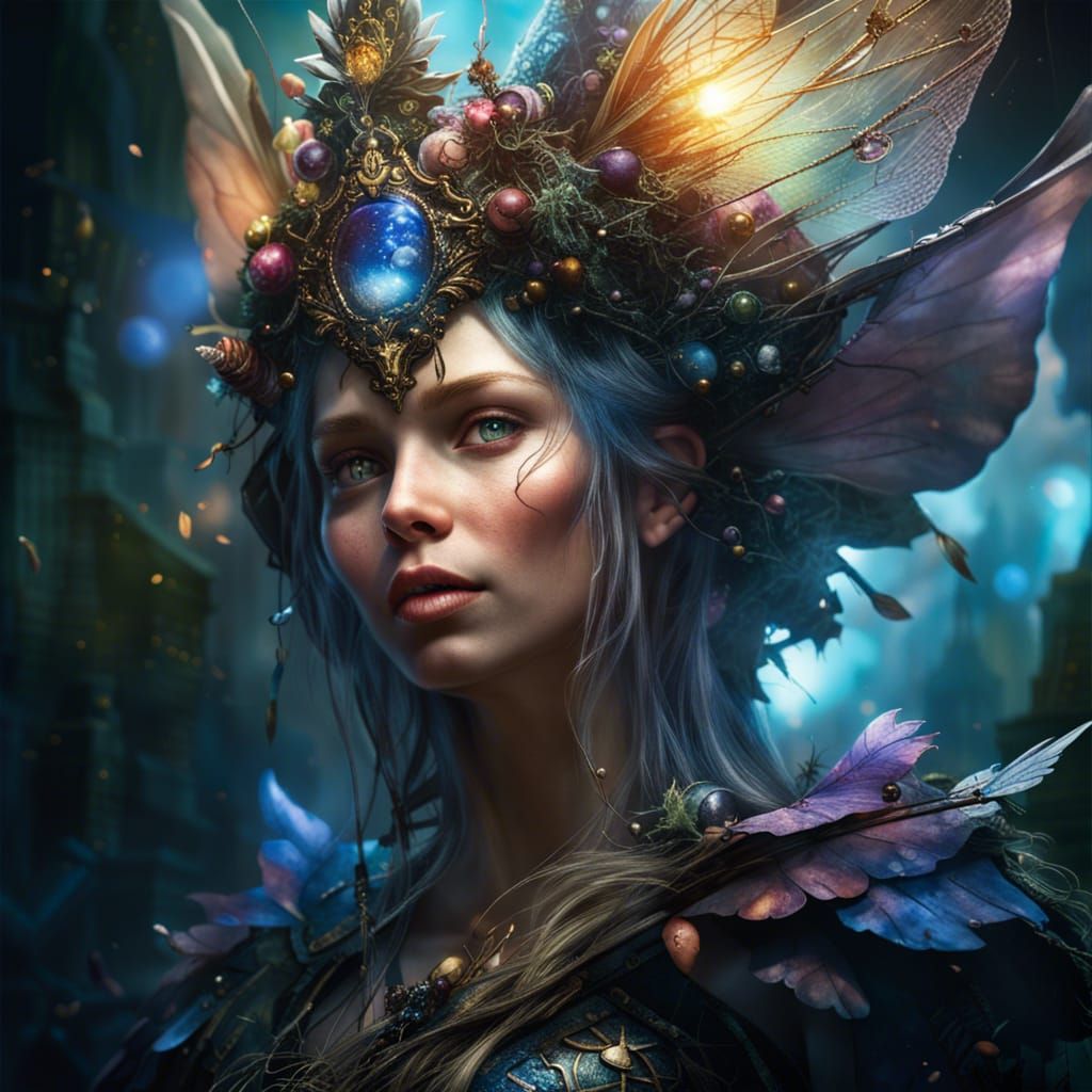 Queen Mab of the Fairy Kingdom in 8k