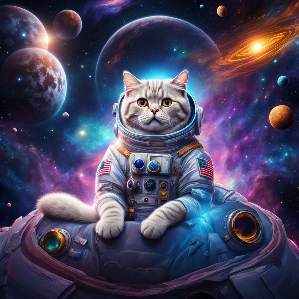 Cat in space