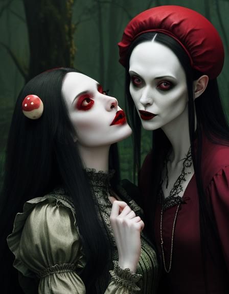 mushroom vampire gothic