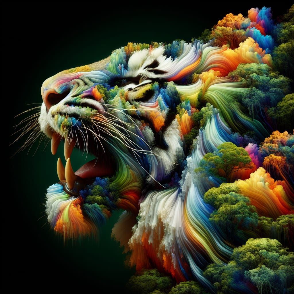 Colorful Tiger
