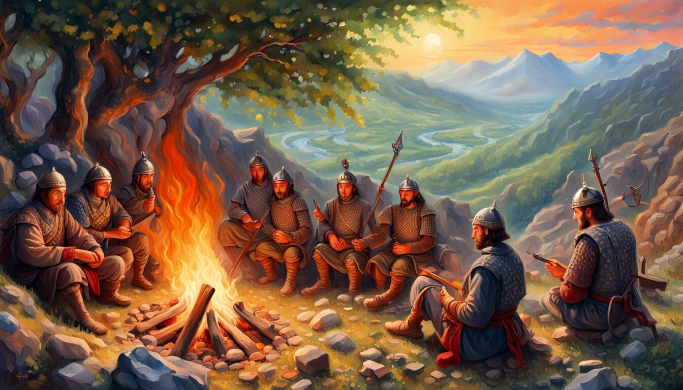 The Eve of the Battle of Parwan