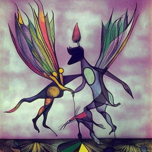 Foxes and Fairies Dreamscape: Surreal Collaboration