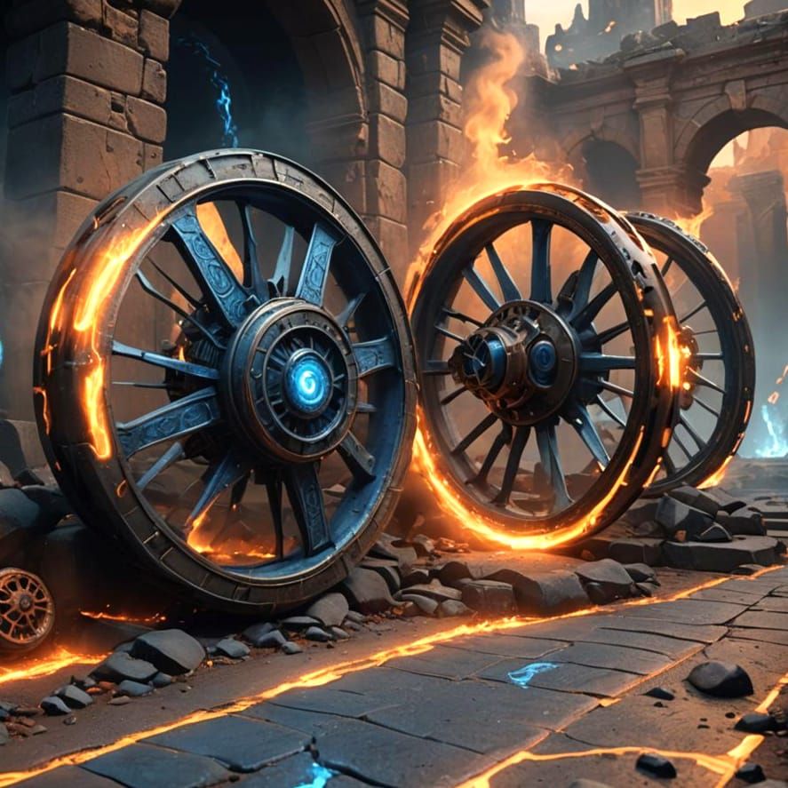 Fantastical Text Display with Motion Blur, Detailed Digital ...