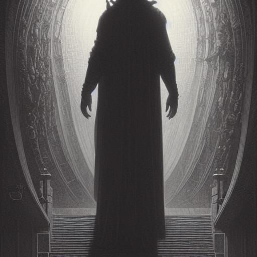 Dystopian Nightmare: Obedience in the Style of Doré