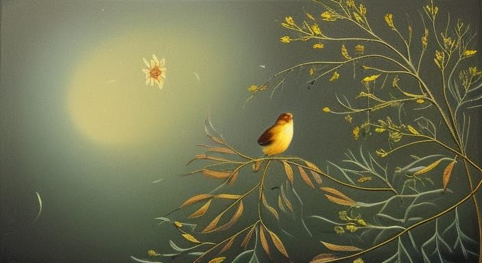 Stargazing Platform in Mycelium Network: Botanical Illustrat...