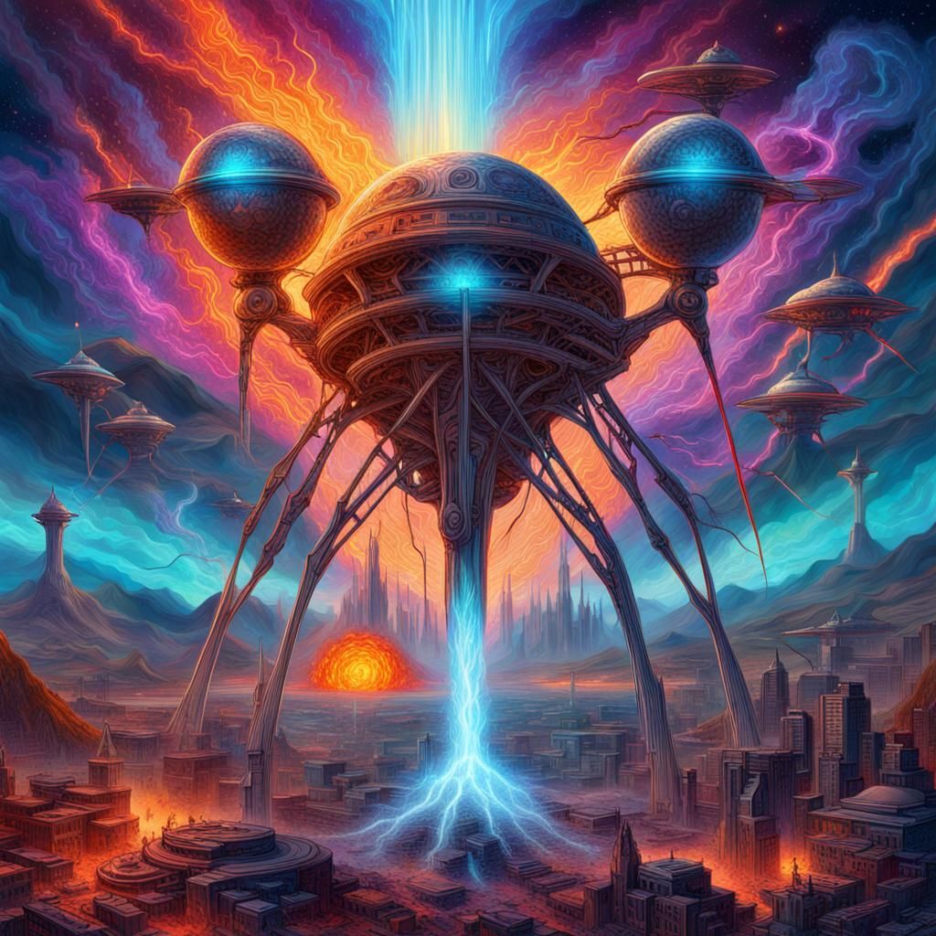 Epic Future War with Blazing Lasers and Cosmic Machines