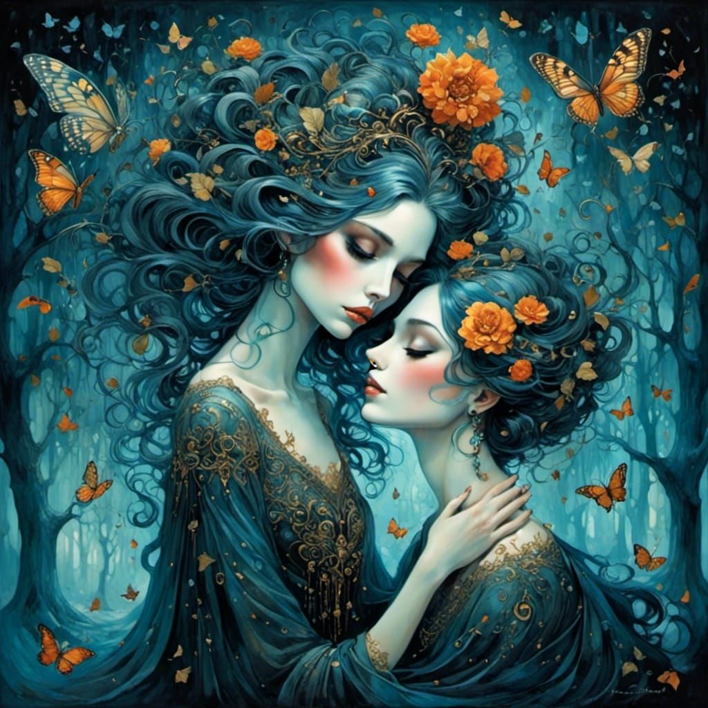 Ethereal Spirits: A Haunting, Ghostly Image