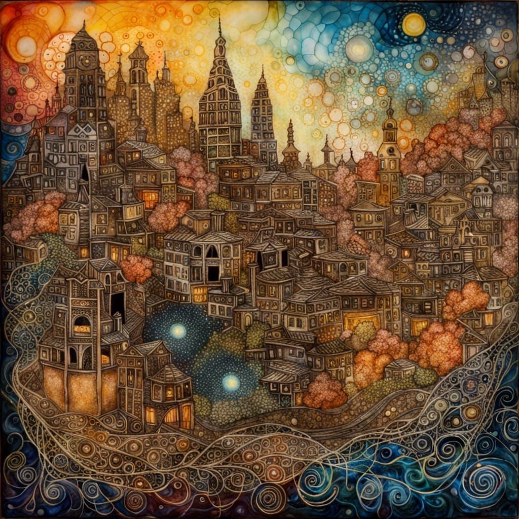 Ethereal Techno-Magical Landscape in Quantum Synthesis