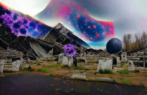 Vibrant Starfield with Planets and Nebulas