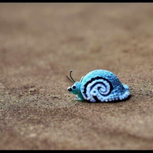 Adorable Snail in Attic: Detailed Matte Painting
