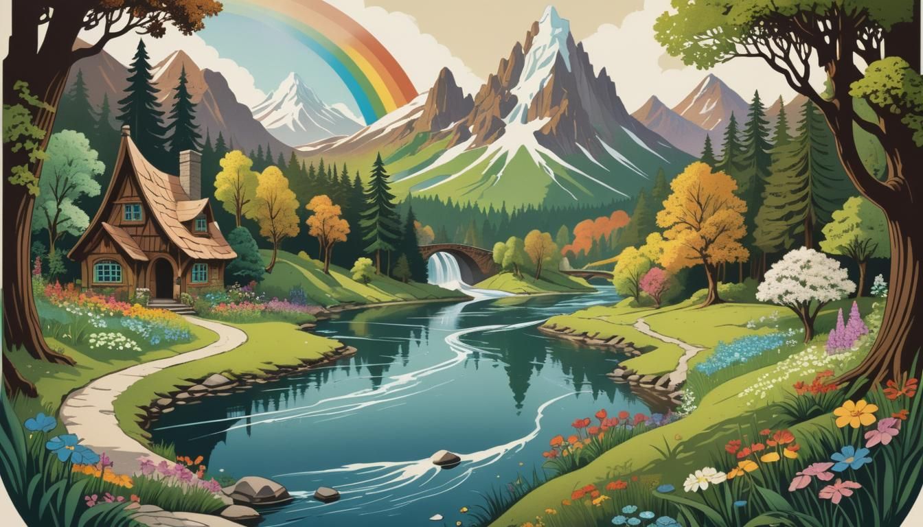 Vacation Getaway: Woodcut Poster Art