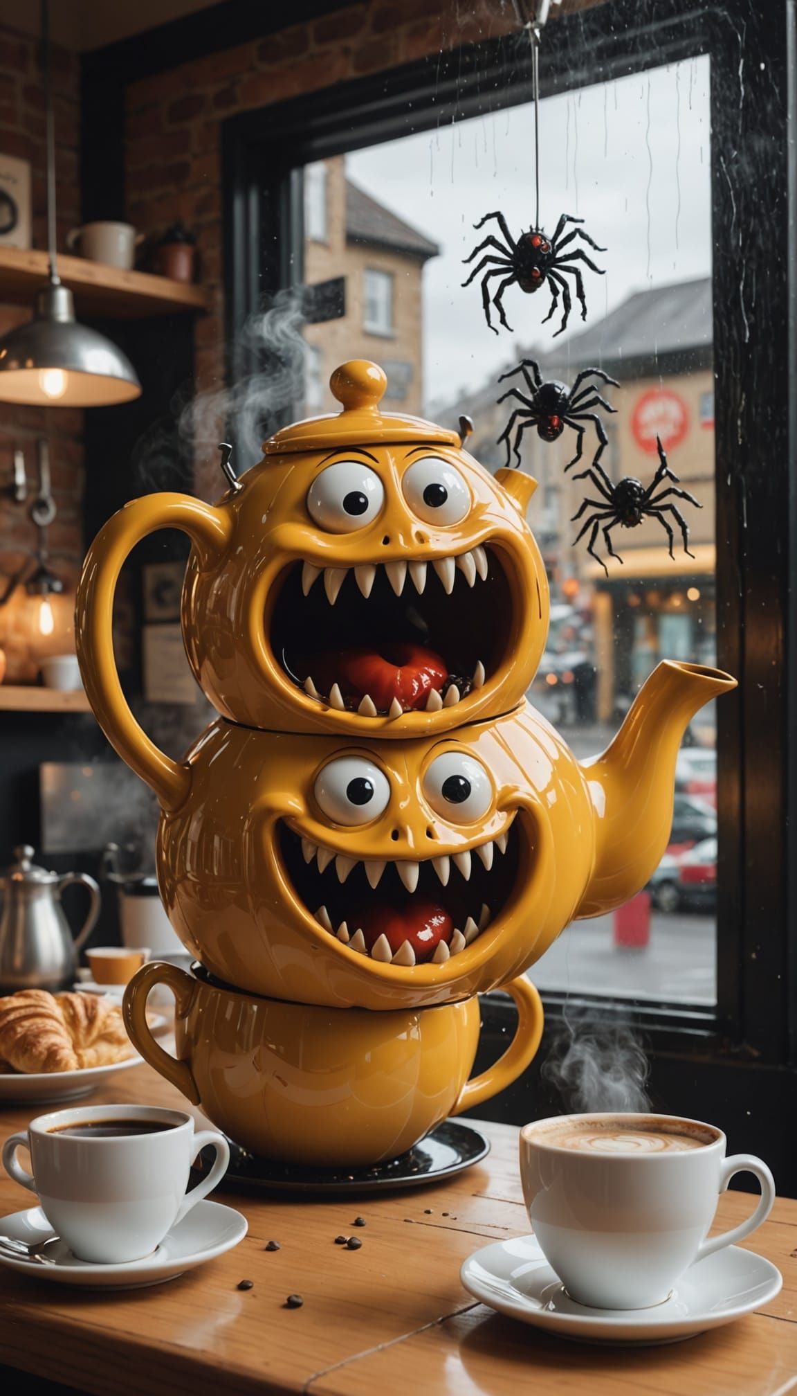 Terrified Teapot's Coffee Shop Nightmare