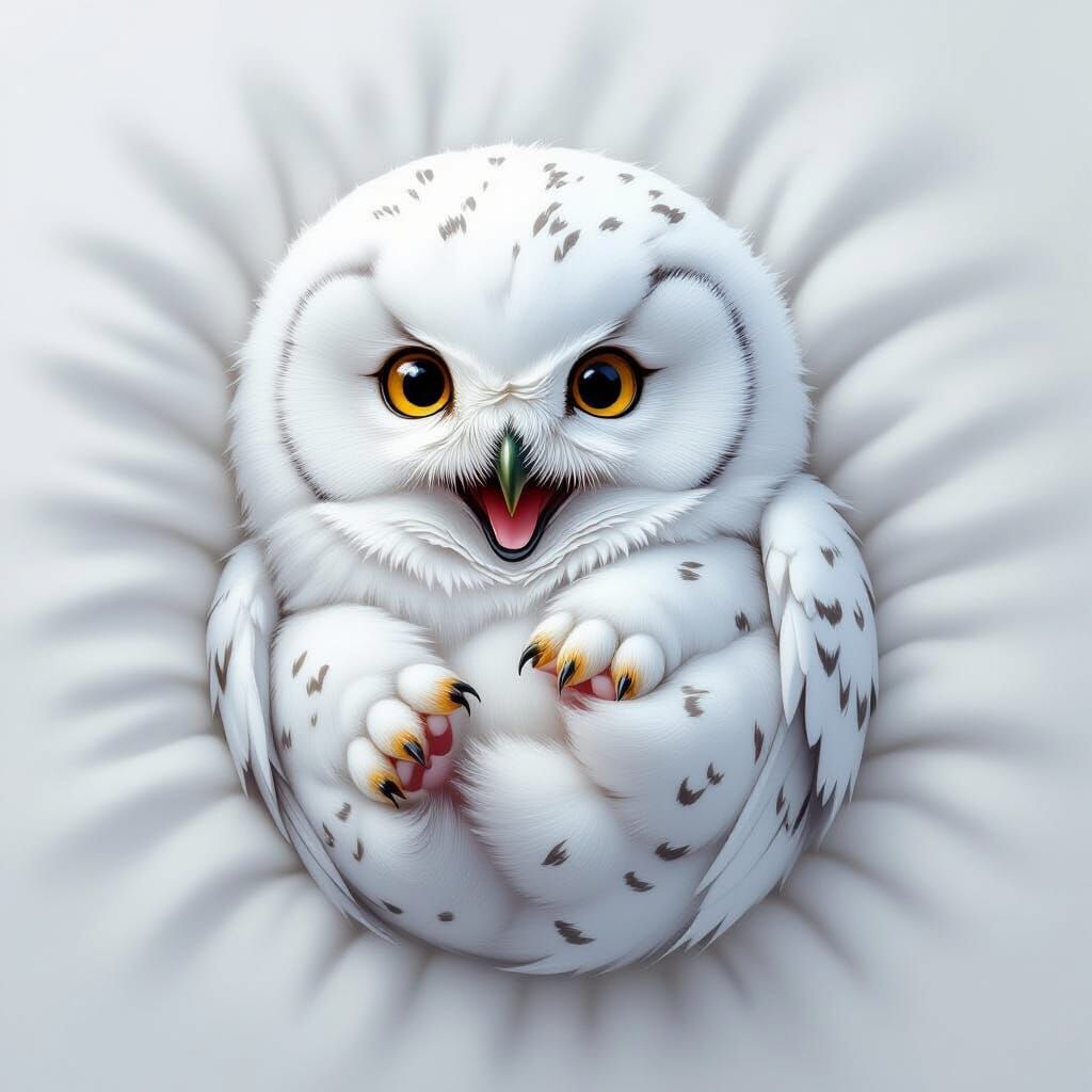 snowy owl baby