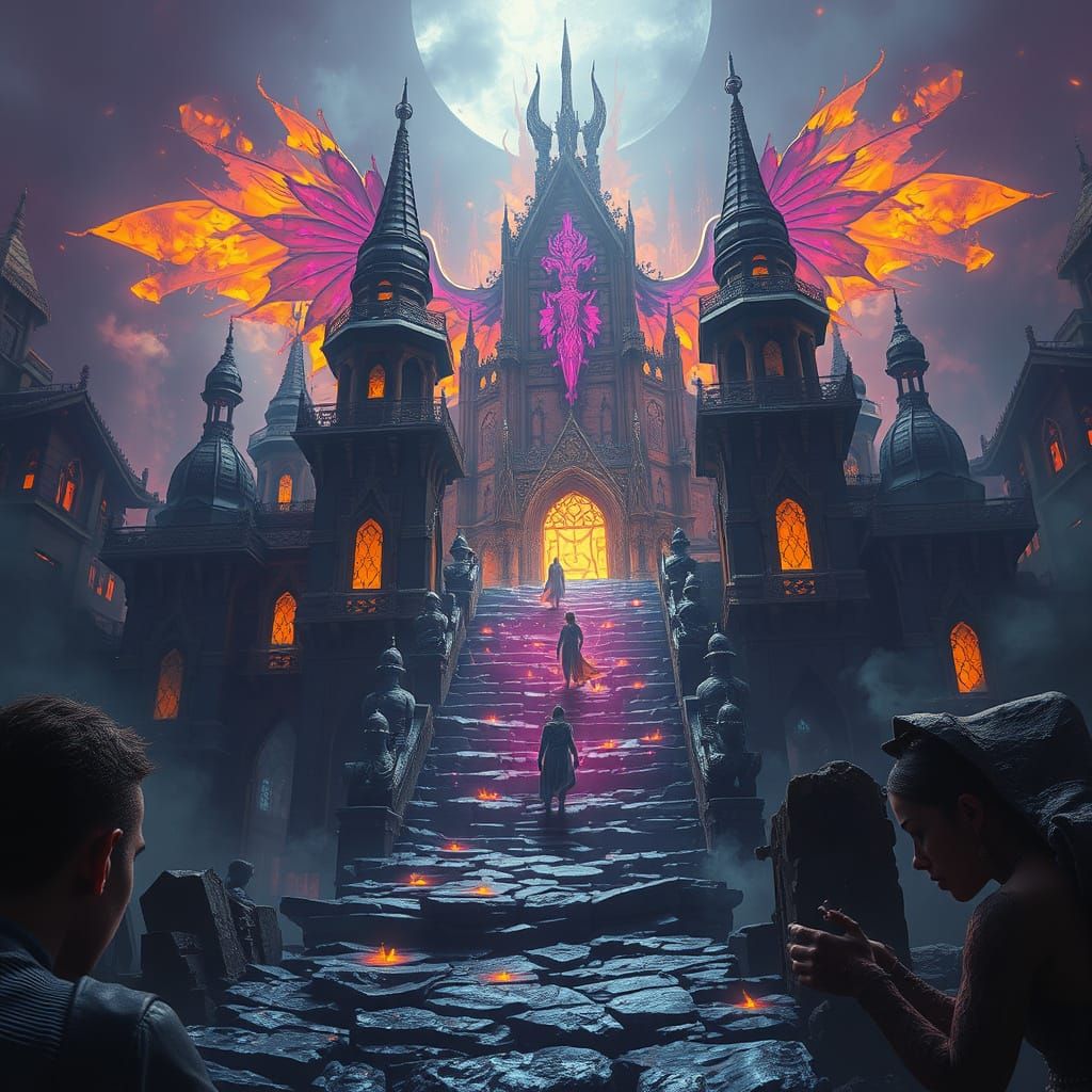 Dark Fantasy Trap Trigger in Hyperdetailed Style