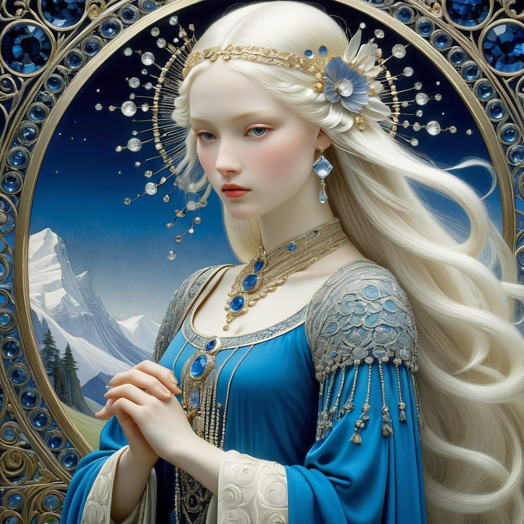 Dreamlike Beauty in Intricate, Expressive Style