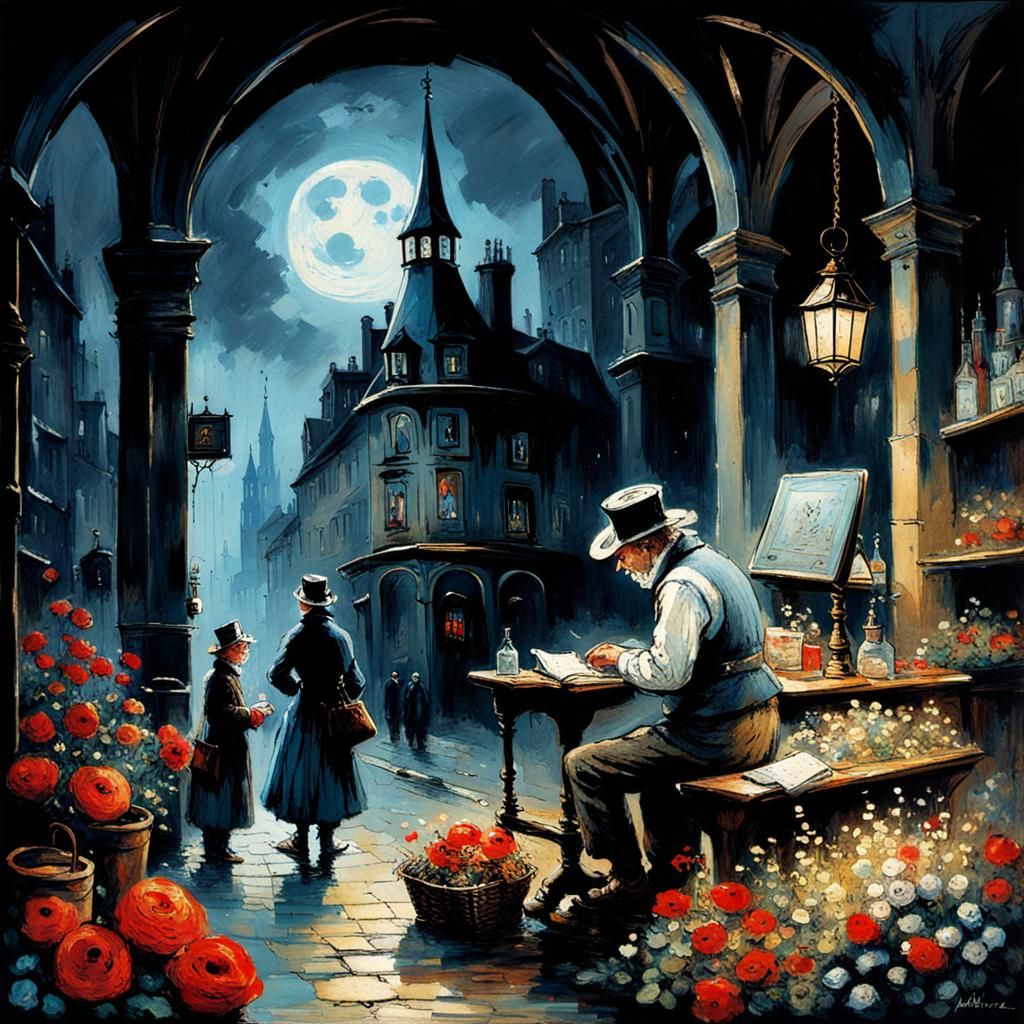 ✨ 🙏  🌹 👱‍♀️ Merchant Management Money Marketplace. Antoine Blanchard, Arthur Rackham, Sam Toft