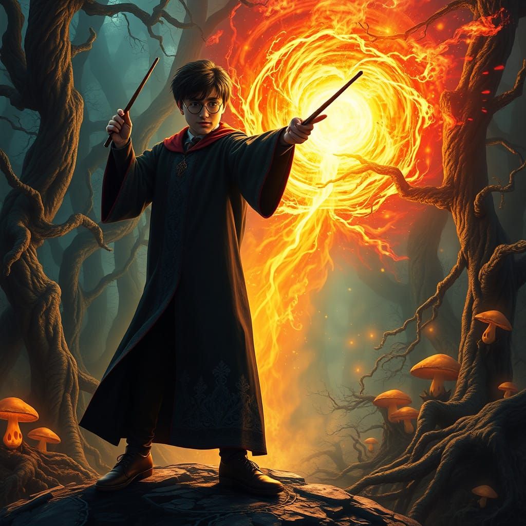 Harry Potter Defeats Voldemort in Epic Fantasy Battle