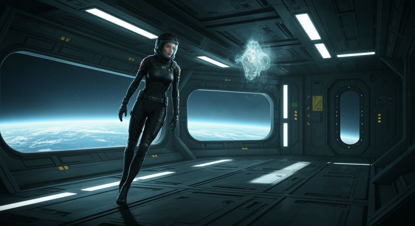 Valentina Tereshkova, Orbital Agent in Noir Sci-Fi Station