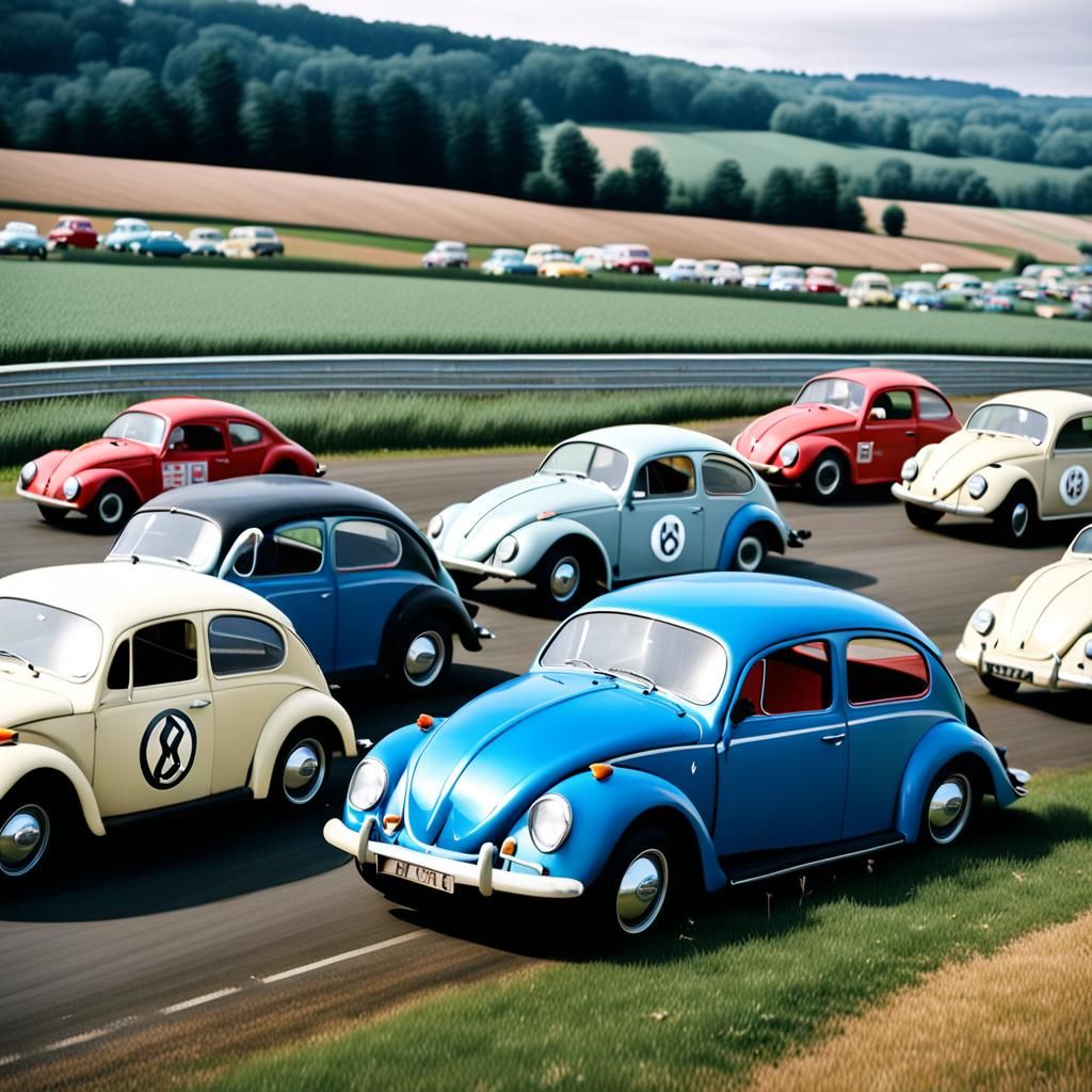 Countryside Volkswagen Beetle Derby Race