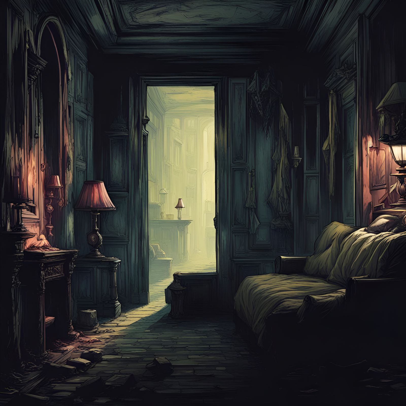 Scary Abstract Initialization in Contrasting Colors