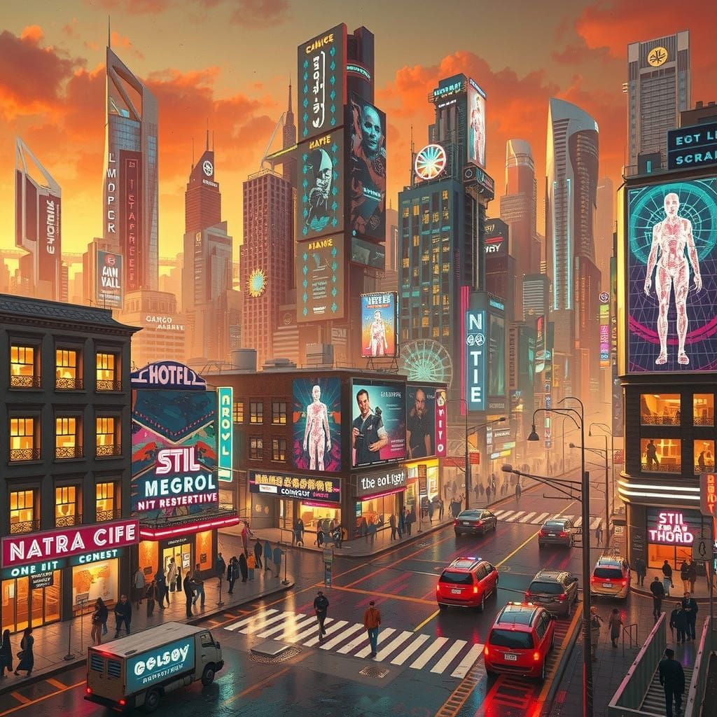 Sleek Futuristic Cityscape Unveiled