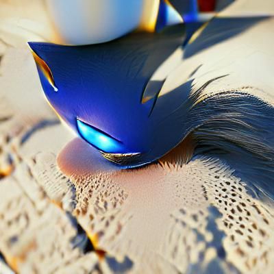 Sonic the Hedgehog in 3D Rendering