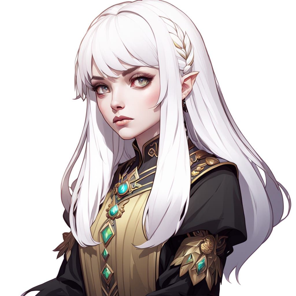 Lysithea Portrait Concept Art in Dynamic Lighting