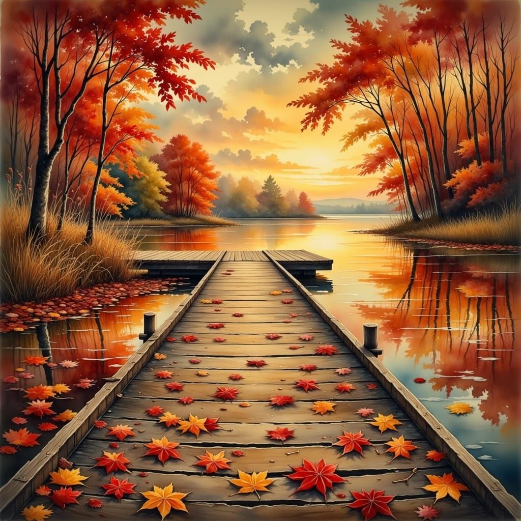 Twilight on the Lake