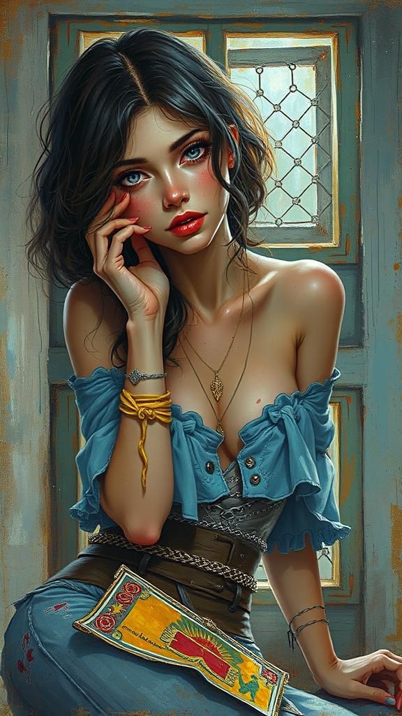 Horrific Red Landscape at Night - No Humans