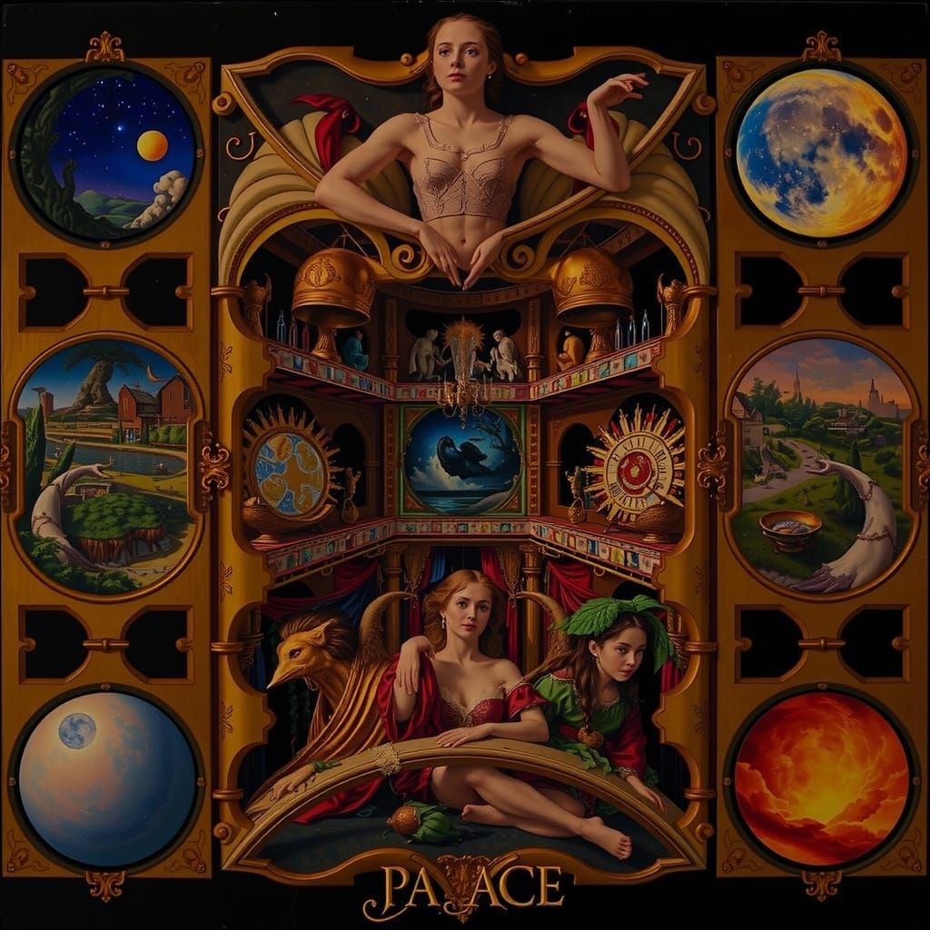 Enchanted Palace in the Style of Richard Dadd