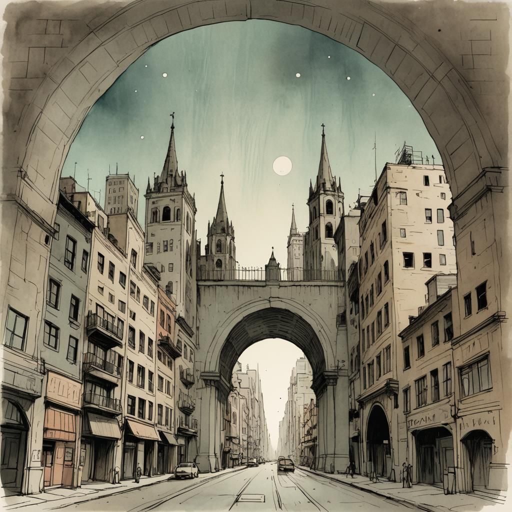 Angels in a Domeless City: An Uneven Sketch