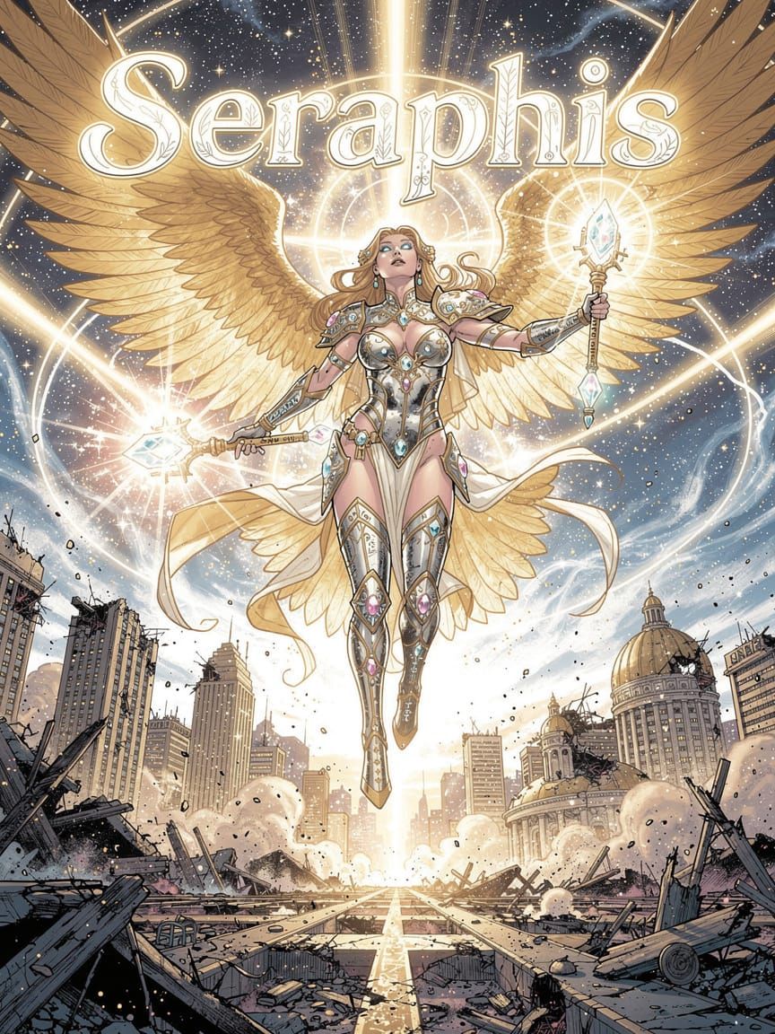 Seraphis The Celestial Duelist Comic Cover Art