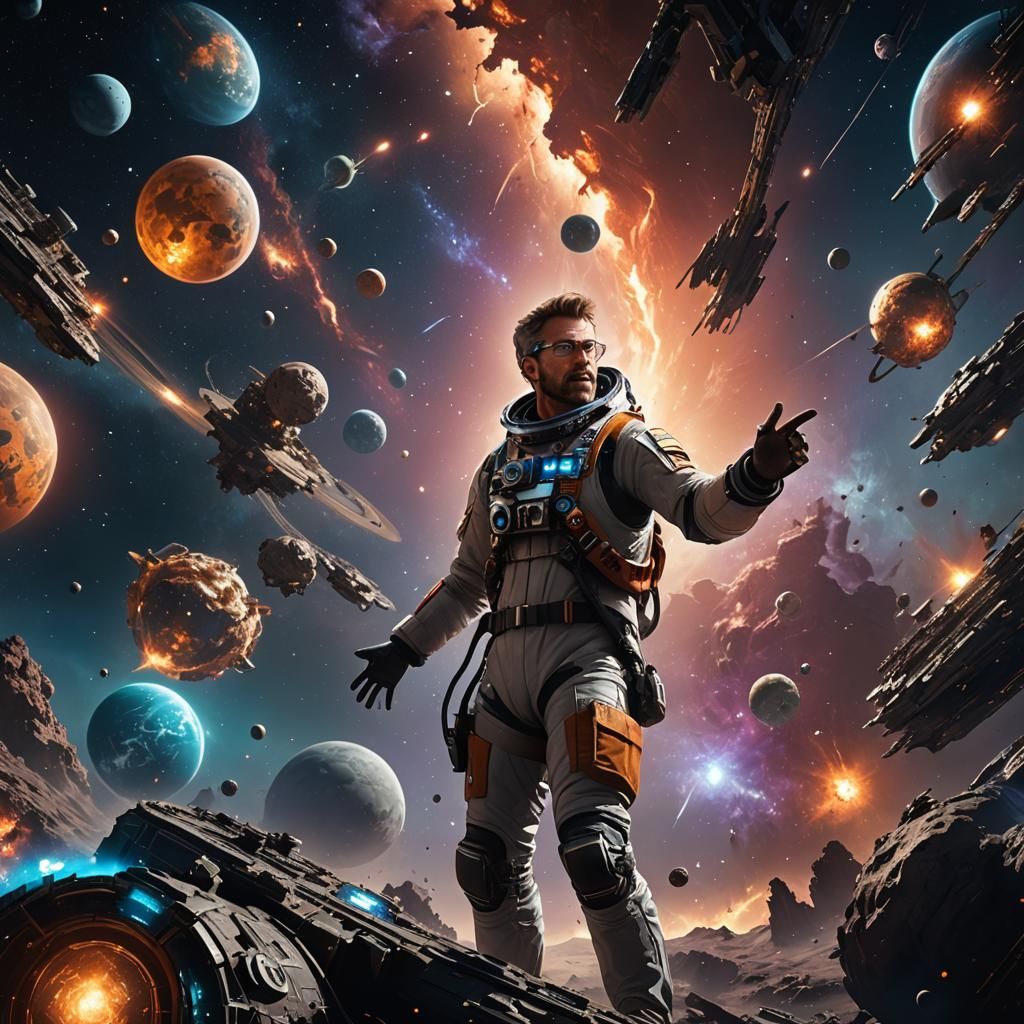 Science Teacher's Space Experiment: Fantasy Concept Art