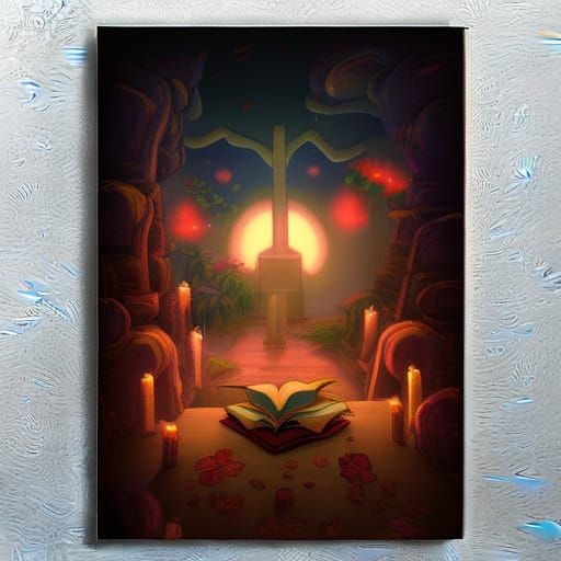 Book of Life: Anime Key Visual in Ghibli Style