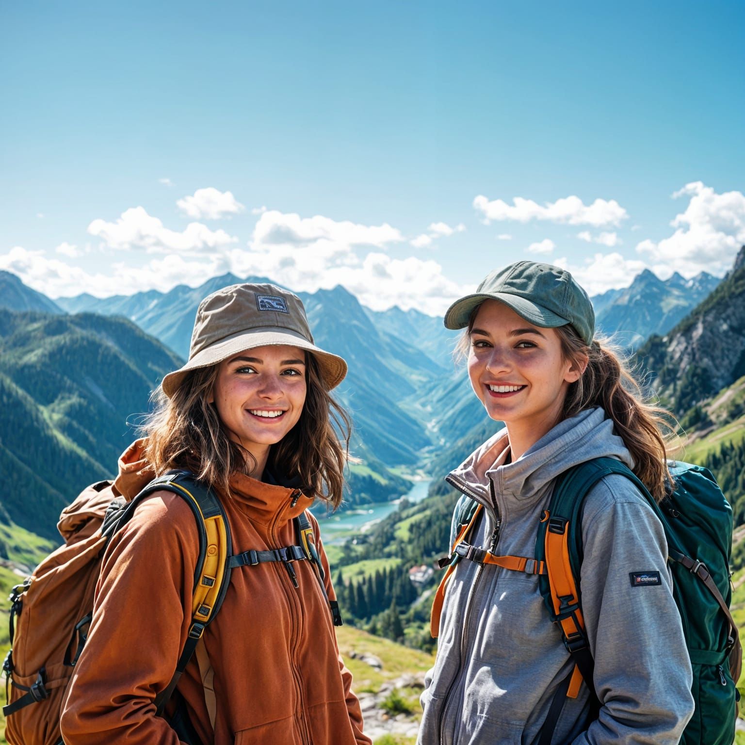 Two Hikers Captured in the Austrian Alps