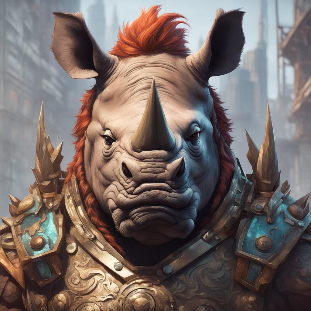 Animal Portrait in Artstation Style