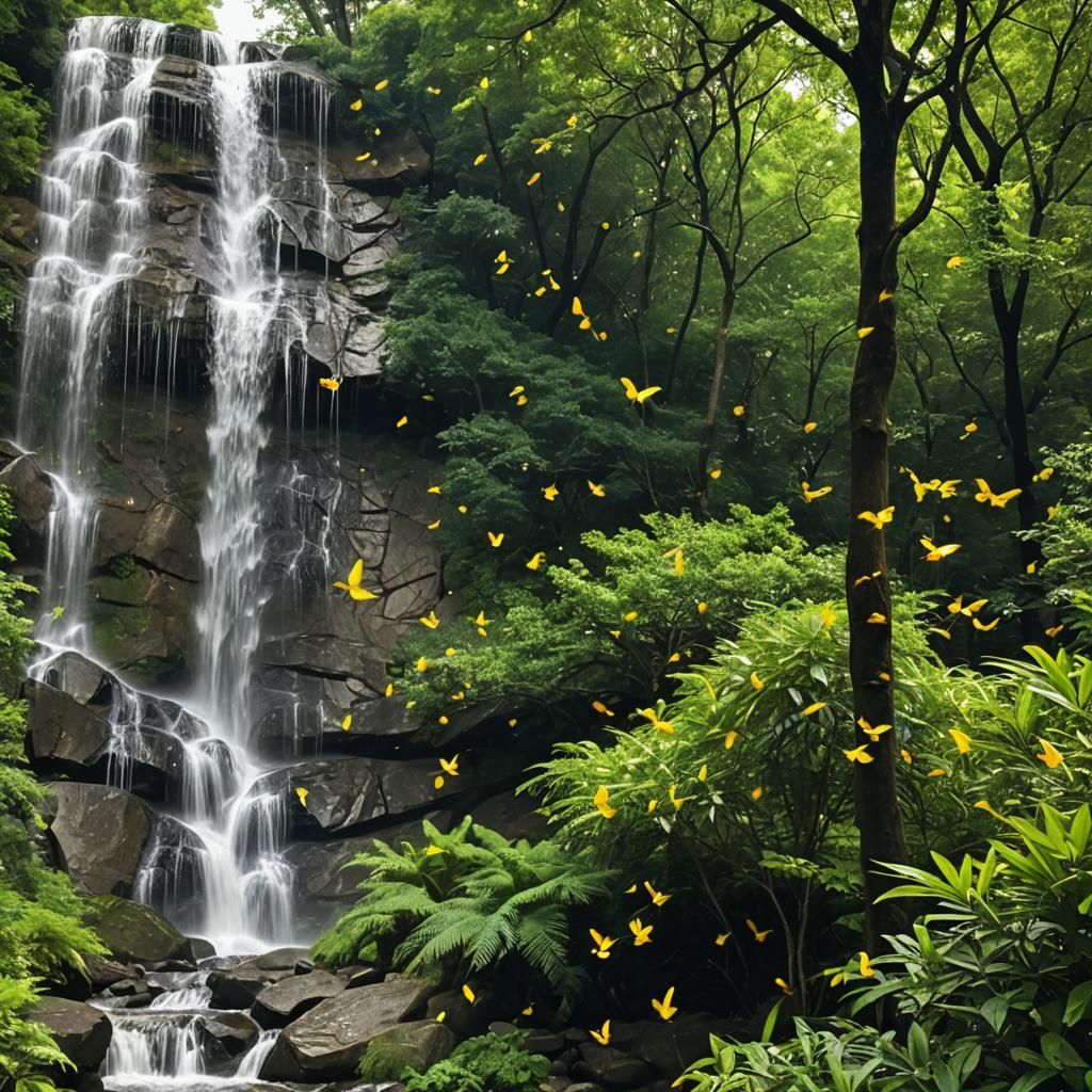 Fireflies Dance at the Rising Sun