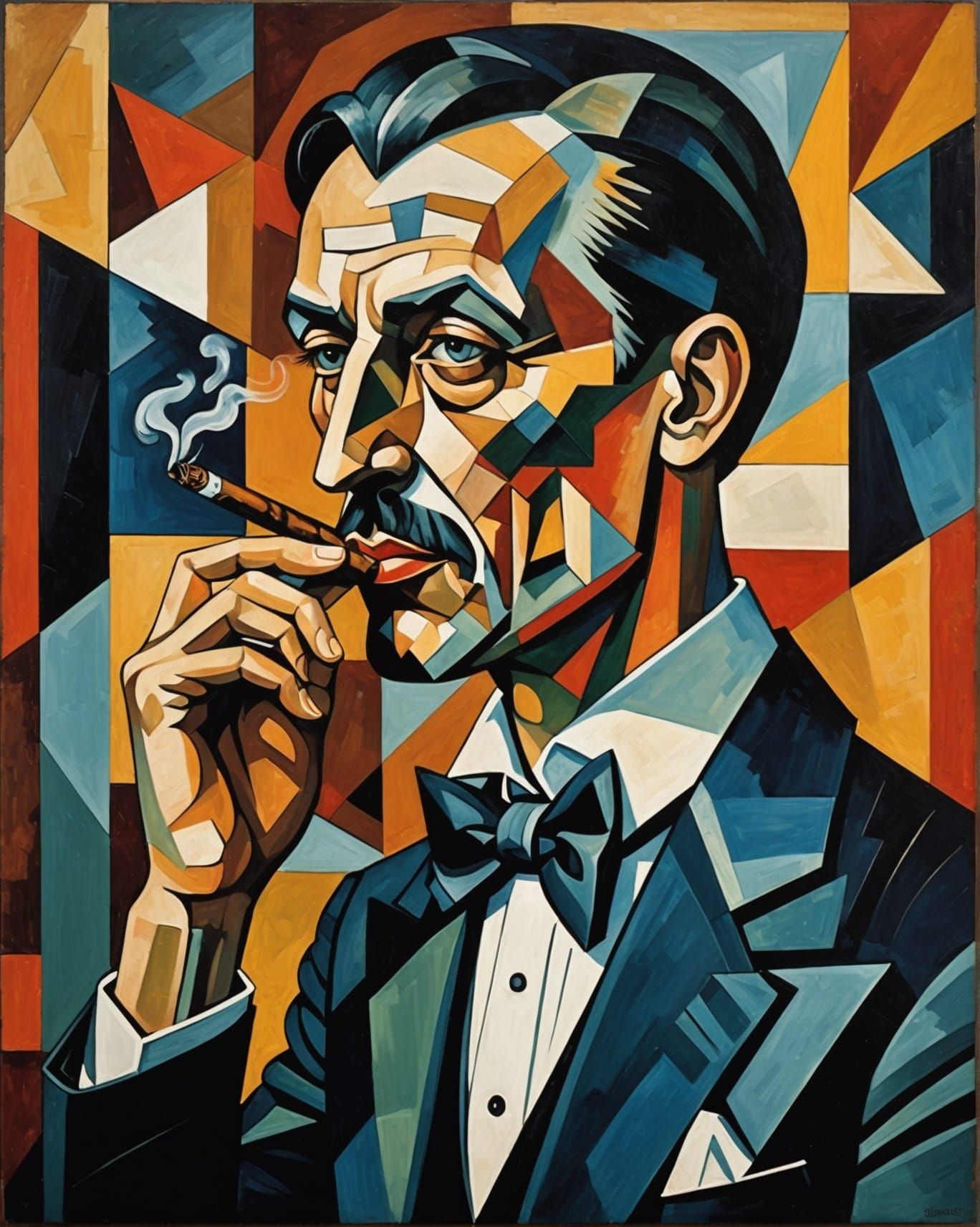 A thoughtful moment.