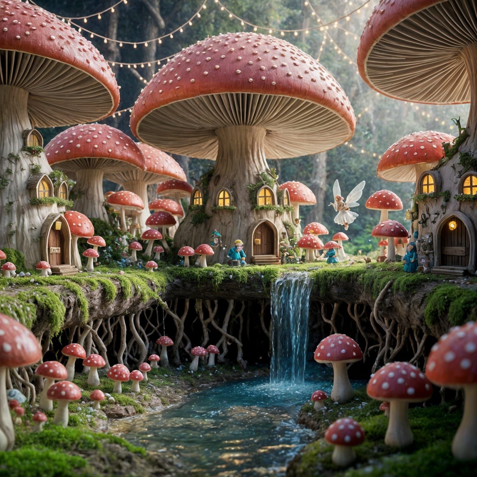 Mushroom town