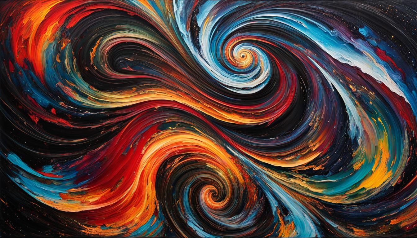 Abstract art: Binary Star-Formation