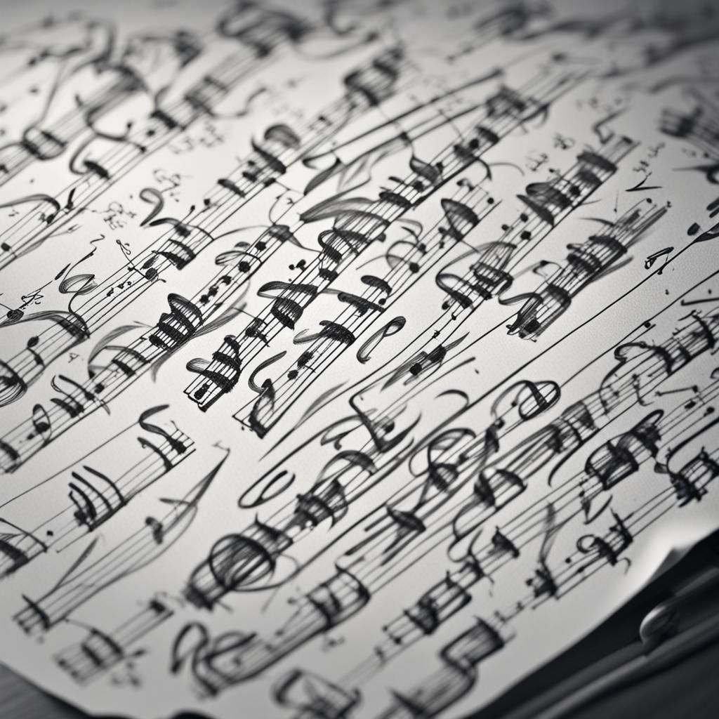 Hyperrealistic Scribbles and Notes on Paper
