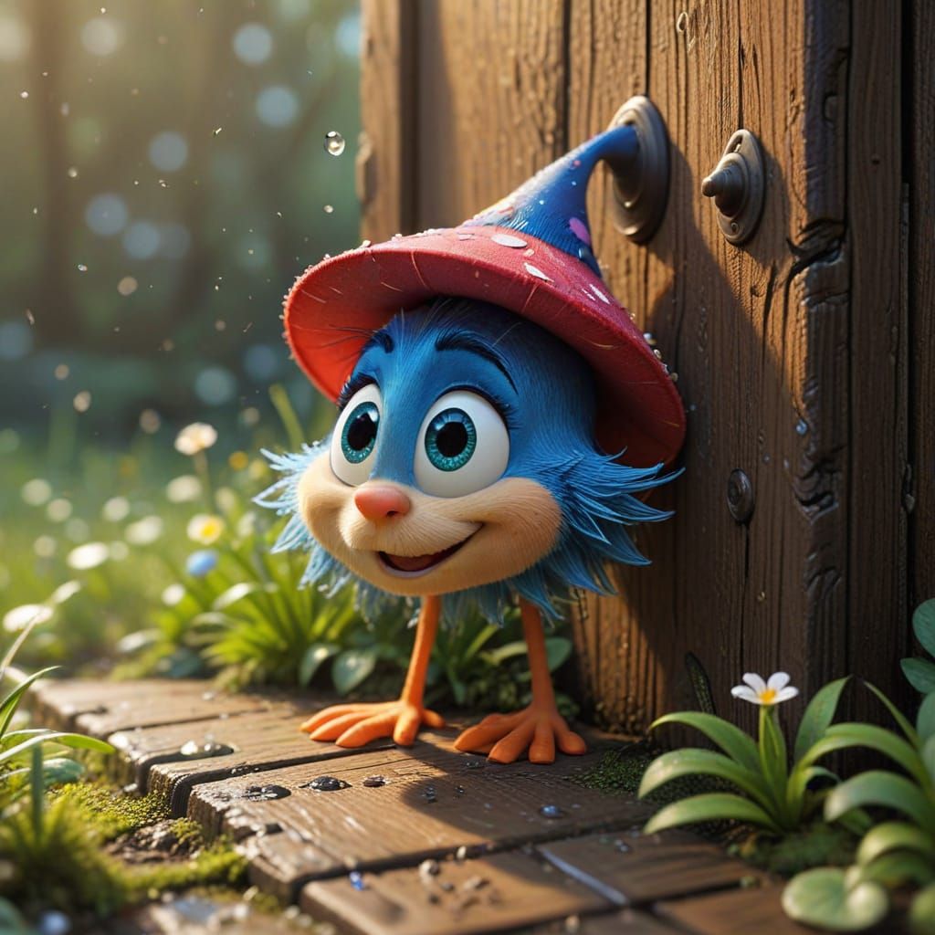 Disney-Inspired Cartoon Art of Sleeping Beauty Pricking Her ...