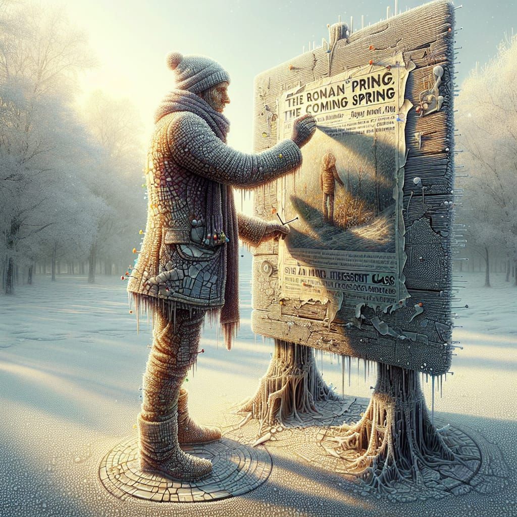 Glass Man Announces Spring: A Surrealist Winter Fantasy