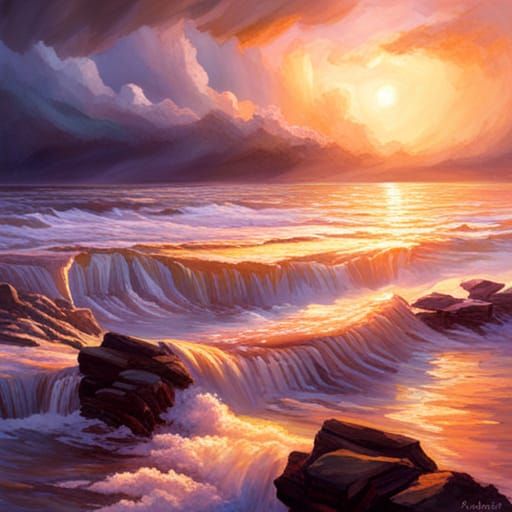 Dramatic Sunrise Bellows Like Thunder