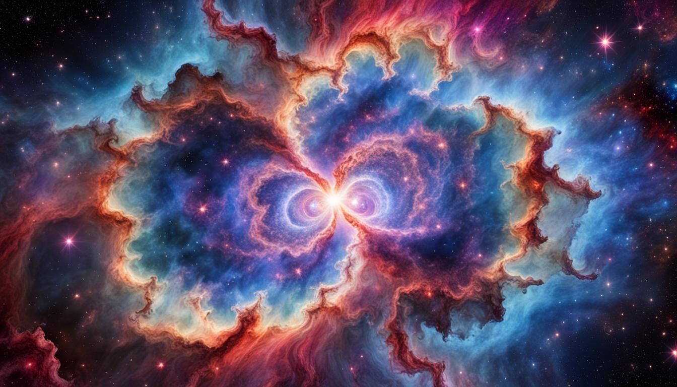 Vibrant Rosette Nebula Echoes Through Space Portal