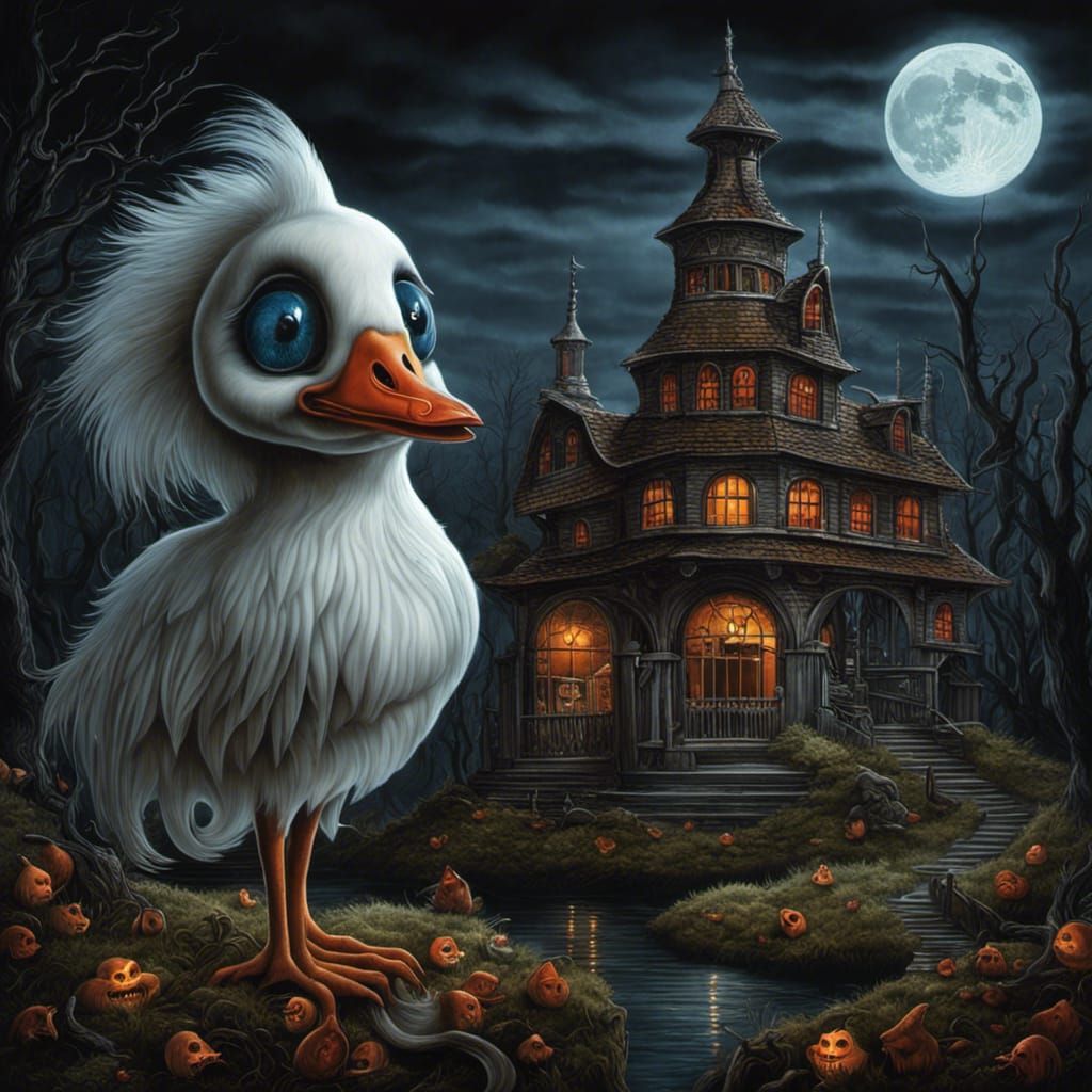 The beautiful ugly duckling - alone in a cold world