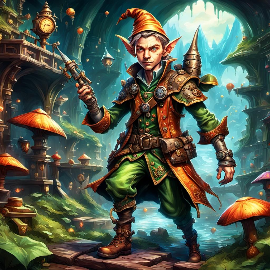 RPG Character Playful Elf