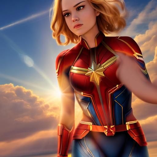 Captain Marvel in Sunlight